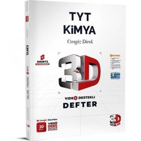 3D Yayınları - TYT Kimya Defter Video Destekli