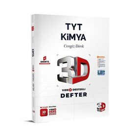 3D Yayınları - TYT Kimya Defter Video Destekli