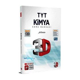 3D Yayınları TYT Kimya Tamamı Video Çözümlü Soru Bankası
