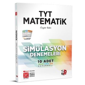 3D Yayınları TYT Matematik 10'lu Simülasyon Denemeleri Tamamı Video Çözümlü