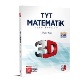 3D Yayınları TYT Matematik Detaylı Video Çözümlü Soru Bankası