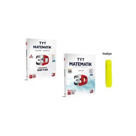 3D Yayınları Tyt Matematik Video Ders Defter ve Soru Bankasi 2 Kitap Set