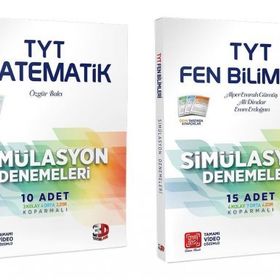3D Yayınları Tyt Matematik+Fen Bilimleri Simülasyon Deneme Seti 2 Kitap