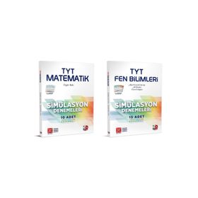 3D Yayınları Tyt Matematik+Fen Bilimleri Simülasyon Deneme Seti 2 Kitap