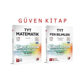 3D Yayınları Tyt Matematik+Fen Bilimleri Simülasyon Deneme Seti 2 Kitap