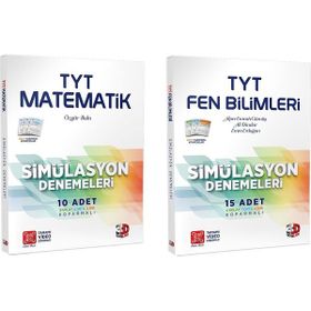 3D Yayınları Tyt Matematik+Fen Bilimleri Simülasyon Deneme Seti 2 Kitap