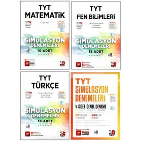 3d Yayınları Tyt Matematik+Fen Bilimleri+Türkçe+Genel Simülasyon Deneme 4 Kitap