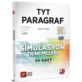 3D Yayınları TYT Paragraf Simülasyon 30 Adet Denemeleri Çözümlü