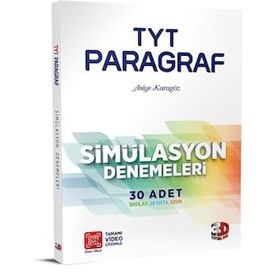 3D Yayınları TYT Paragraf Simülasyon 30 Adet Denemeleri Çözümlü