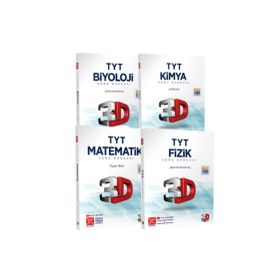 3D Yayınları Tyt Sayısal Soru Bankası Seti 4 Kitap