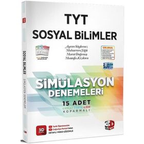 3D Yayınları TYT Sosyal Bilimler Simülasyon 15 Deneme