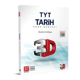 3D Yayınları TYT Tarih Soru Bankası Tamamı Video Çözümlü İbrahim Sertkaya Murat Usta
