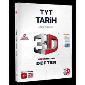 3D Yayınları Tyt Tarih Video Destekli Defter