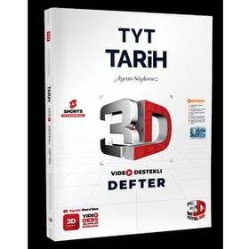 3D Yayınları Tyt Tarih Video Destekli Defter