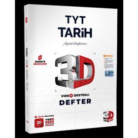 3D Yayınları Tyt Tarih Video Destekli Defter