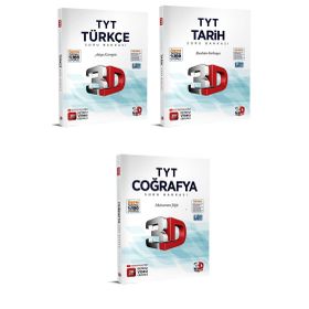 3D Yayınları TYT Türkçe Coğrafya Tarih Soru Bankası Seti