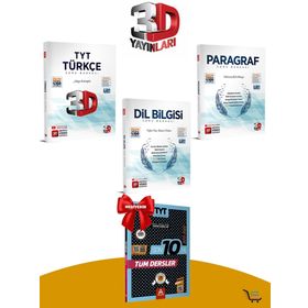 3D Yayınları TYT Türkçe Paragraf Dil Bilgisi Soru Bankası Seti Çıkmış Sorular