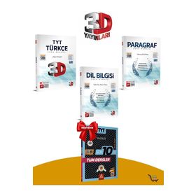 3D Yayınları TYT Türkçe Paragraf Dil Bilgisi Soru Bankası Seti Çıkmış Sorular