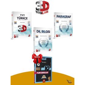 3D Yayınları TYT Türkçe Paragraf Dil Bilgisi Soru Bankası Seti Çıkmış Sorular