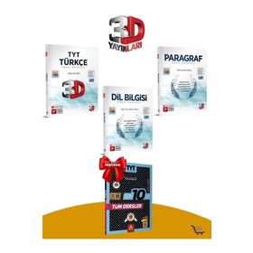3D Yayınları TYT Türkçe Paragraf Dil Bilgisi Soru Bankası Seti Çıkmış Sorular