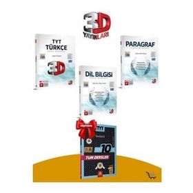 3D Yayınları TYT Türkçe Paragraf Dil Bilgisi Soru Bankası Seti Çıkmış Sorular
