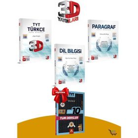 3D Yayınları TYT Türkçe Paragraf Dil Bilgisi Soru Bankası Seti Çıkmış Sorular