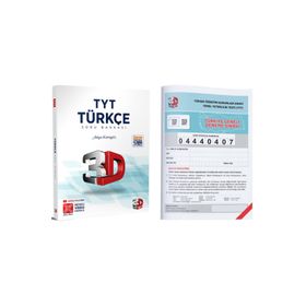 3D Yayınları TYT Türkçe Tamamı Video Çözümlü Soru Bankası