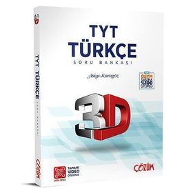3D Yayınları TYT Türkçe Tamamı Video Çözümlü Soru Bankası