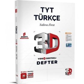 3D Yayınları TYT Türkçe Video Destekli Defter
