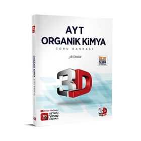3D YKS AYT Organik Kimya Soru Bankası Video Çözümlü 3D Yayınları