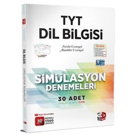 3D YKS TYT Dil Bilgisi Simülasyon 30 Deneme Çözüm 3D Yayınları