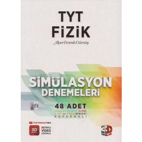 3D YKS TYT Fizik Simülasyon 48 Deneme 3D Yayınları