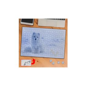 3DCAF Kutuptaki Beyaz Kurt 240 Parça Puzzle Yapboz Tablo