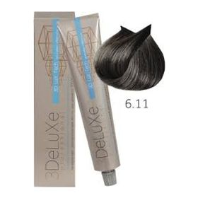 3Deluxe Professional 6.11 Koyu Yoğun Küllü Kumral 100 ml Saç Boyası