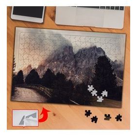 3E4EF Yol Kenarındaki Yanar Dağ 240 Parça Puzzle Yapboz Tablo