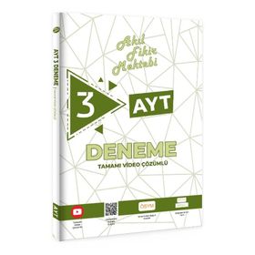 3’lü AYT Denemeleri - Akıl Fikir Mektebi Yayınları