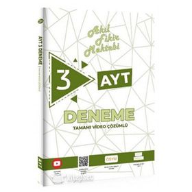 3’lü AYT Denemeleri - Akıl Fikir Mektebi Yayınları