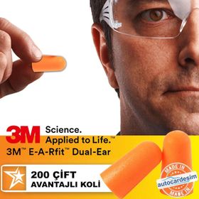 3M 1100 100 Çift Kulak Tıkacı