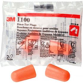 3M 1100 İpsiz Silikon 200 Çift Kulak Tıkacı