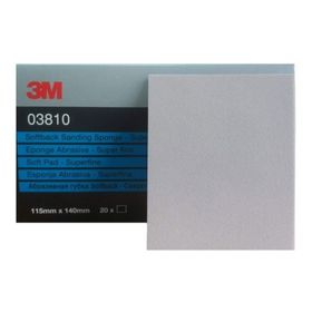 3M 3810 Süper Fine 115 x 140 mm Sünger Yumuşak Tabaka Zımpara