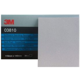 3M 3810 Süper Fine 115 x 140 mm Sünger Yumuşak Tabaka Zımpara