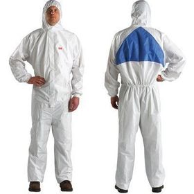 3M 4540 Özel Mavi Sırt Üçgenli Beyaz Tulum