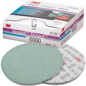 3M 51130 Trizact Hookit P6000 Ultra Hassas Finisaj 150 mm Diski Zımparası