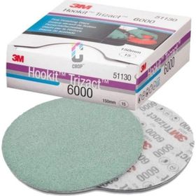 3M 51130 Trizact Hookit P6000 Ultra Hassas Finisaj 150 mm Diski Zımparası