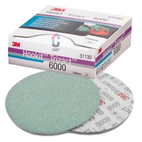 3M 51130 Trizact Hookit P6000 Ultra Hassas Finisaj 150 mm Diski Zımparası