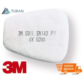 3M 5911 Beyaz P1 Toz Pedi Filtre