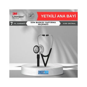 3M 6152 Littmann Cardiology 4 Siyah Steteskop