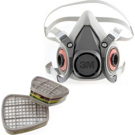 3M 6200 Yarım Yüz Maskesi ve 6059 Abek1 Maske Filtresi