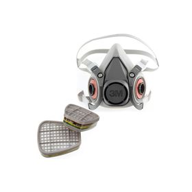 3M 6200 Yarım Yüz Maskesi ve 6059 Abek1 Maske Filtresi