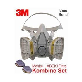 3M 6200 Yüz Koruyucu Maske